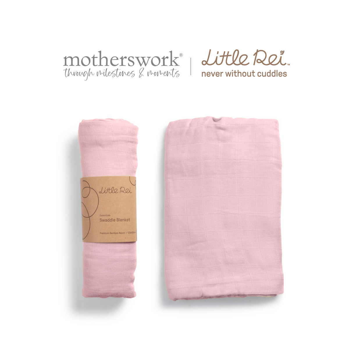 Bamboo Muslin Swaddle 120x120 cm (1 pc)