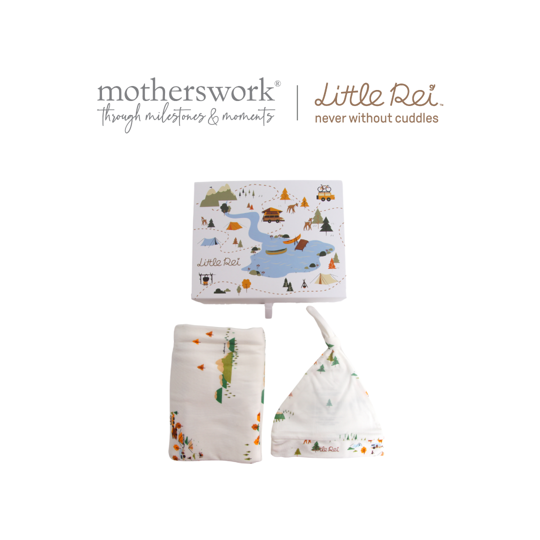Little Rei - เซตผ้าห่อตัว และ หมวกบีนนี่ | Wrap & Beanie